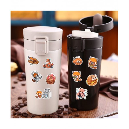 50 Pcs Cute Red Panda Stickers Turning Sticker Laptop Water Bottle Phone Skateboard Stickers for Teens Girls Kids $15.71 Kids...