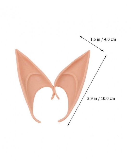 5 Pair Elf Ears Cosplay Fairy Pixie Elf Ears Anime Party Dress Up Costume Halloween Elf Ears Masquerade Accessories for Chris...