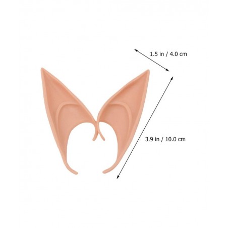 5 Pair Elf Ears Cosplay Fairy Pixie Elf Ears Anime Party Dress Up Costume Halloween Elf Ears Masquerade Accessories for Chris...