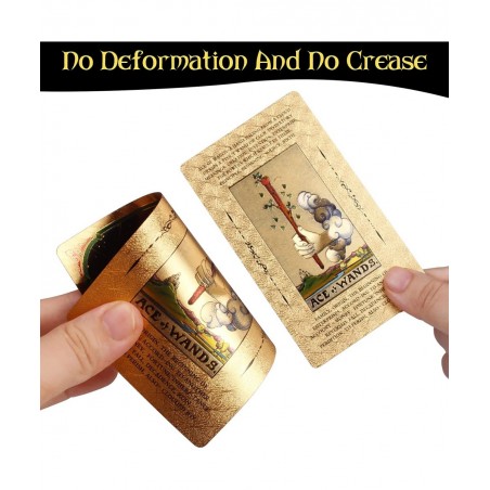 Tarot with Meanings on Them Beginner on it Tarot Card with Guidebook Learning Tarot Chakra Planet Affirmation Reversed(Black ...
