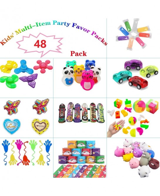 48 Pcs Party Favors for Kids 4-8 Birthday Gift Toys Pinata Goodie Bag Stuffers Treasure Box Toys Carnival Prizes Kids Classro...