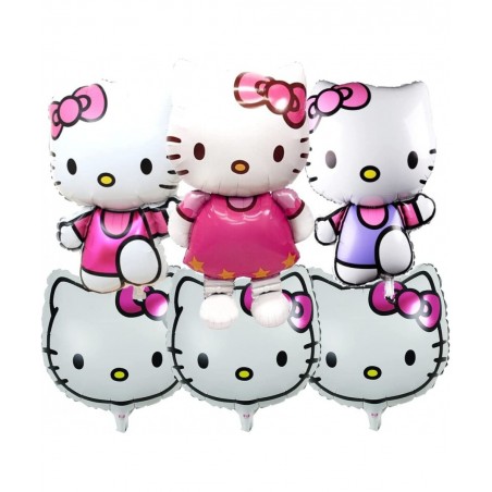 JEWELESPARTY 6PC HELLO KITTY FOIL BALLOONS PARTY BALLOON DECORATIONS SUPPLIES THEME IDEA CELEBRATION HAPPY BIRTHDAY $25.62 Ki...