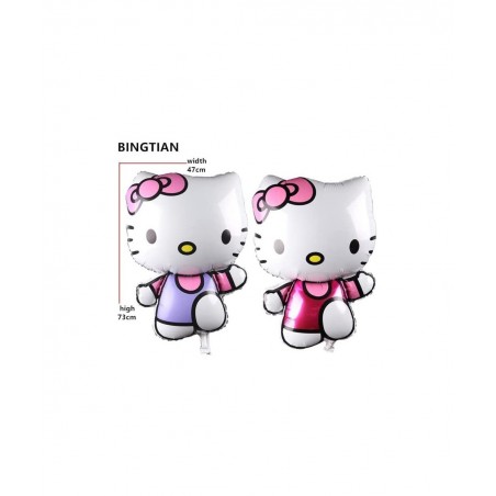 JEWELESPARTY 6PC HELLO KITTY FOIL BALLOONS PARTY BALLOON DECORATIONS SUPPLIES THEME IDEA CELEBRATION HAPPY BIRTHDAY $25.62 Ki...