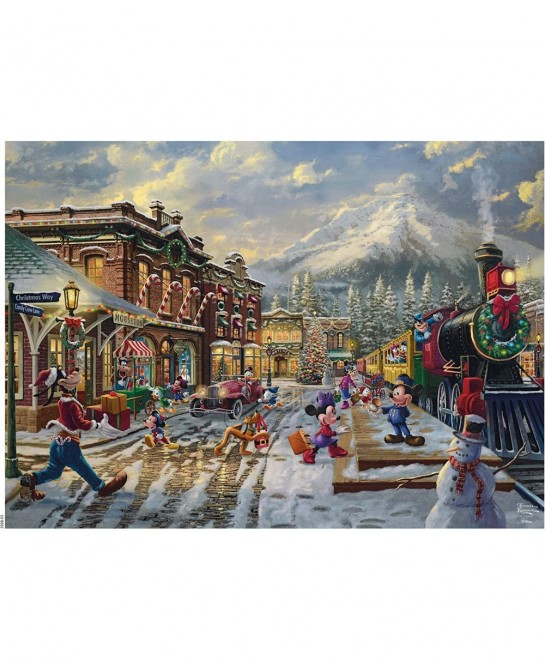 Thomas Kinkade - Holiday - Candy Cane Express - 1000 Piece Jigsaw Puzzle $27.34 Jigsaw Puzzles