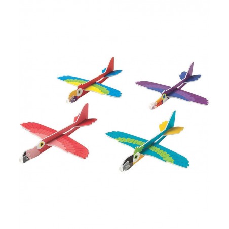 Tropical Birds Glider Toys Bulk 24 Pack - Party Favors and Handouts $31.14 Flying Toys
