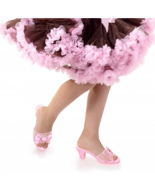 Girls Play Set! Princess Dress Up Shoes and Tiara (3 Pairs of Shoes + 1 Tiara) Role Play Collection Fashion Princess Shoes fo...