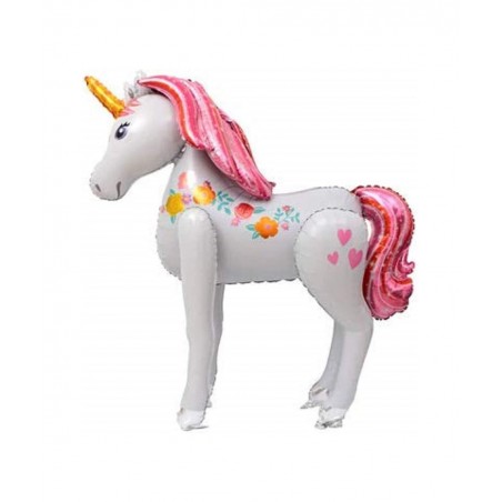 Unicorn Airwalker Balloon 46" Giant Unicorn Party Balloon 3D Magical Foil Balloon Kids Girl Birthday Party Decorations $25.46...