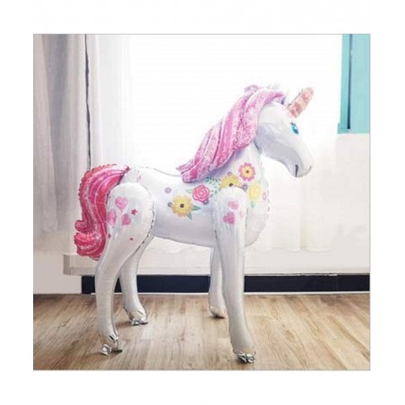 Unicorn Airwalker Balloon 46" Giant Unicorn Party Balloon 3D Magical Foil Balloon Kids Girl Birthday Party Decorations $25.46...