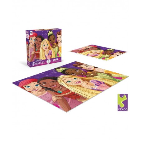 Disney Friends - Princess Party - Oversized 200 Piece Jigsaw Puzzle $20.21 Jigsaw Puzzles