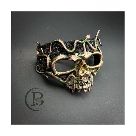 Medusa Skull Masquerade Mask Snake Costume Devil Evil Party Mask Halloween Cosplay Goblin Voodoo Mardi Gras Mask $44.75 Kids'...