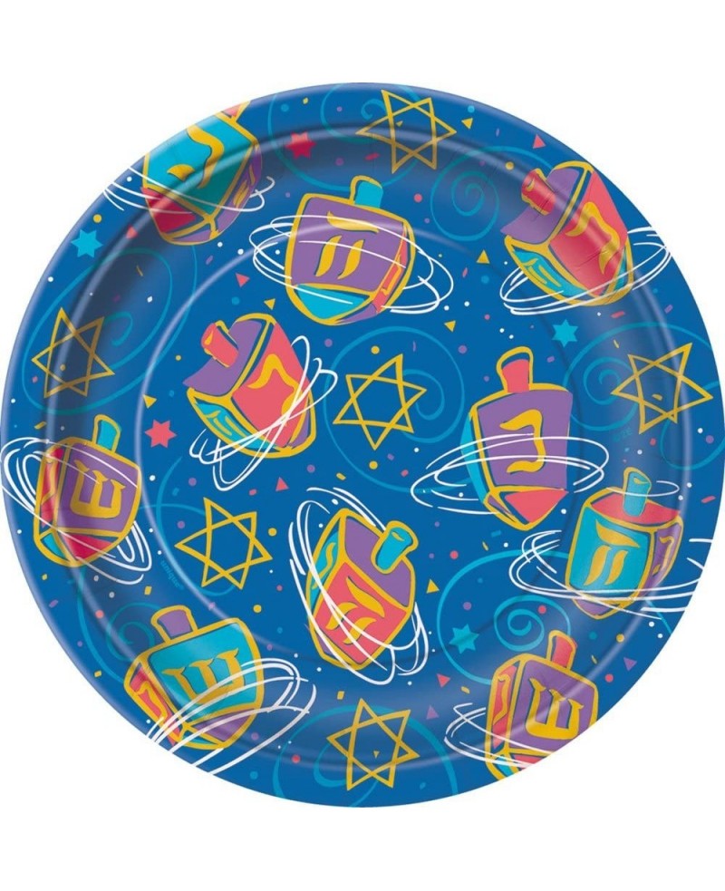 Festive Hanukkah Dessert Plates 8ct $17.72 Kids' Party Tableware