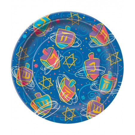 Festive Hanukkah Dessert Plates 8ct $17.72 Kids' Party Tableware