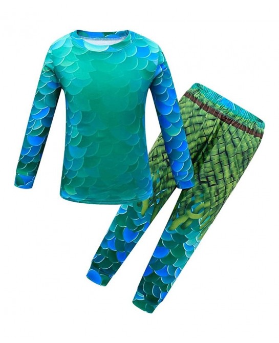 Sea Monster Halloween Costume for Kids Boys Party Outfits Fancy Dress Up with Head Mask Jumpsuit / Clothing Set $42.72 Kids' ...
