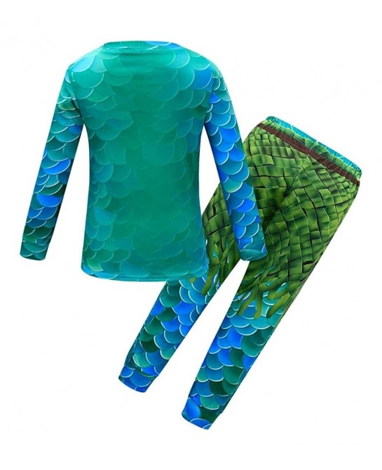 Sea Monster Halloween Costume for Kids Boys Party Outfits Fancy Dress Up with Head Mask Jumpsuit / Clothing Set $42.72 Kids' ...