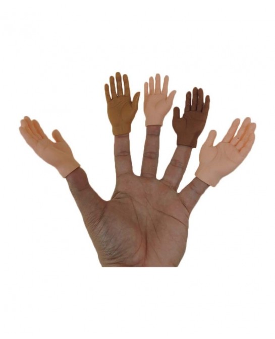 Set of 10 Rubber Finger Hands Mini Puppets $25.13 Finger Puppets