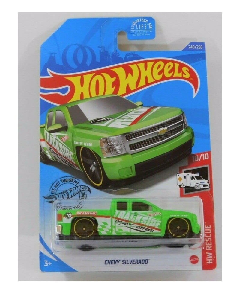 Hot Wheels Chevy Silverado H W Rescue 10/10 [2020 Treasure Hunt] Green $43.71 Nature Exploration Toys