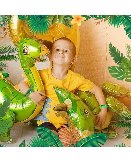 30 Pack Dinosaurs Silicone Wristbands Green Dinosaurs Wristband Bracelets Dinosaur Party Favors Bracelet Gifts Bag Stuffer fo...