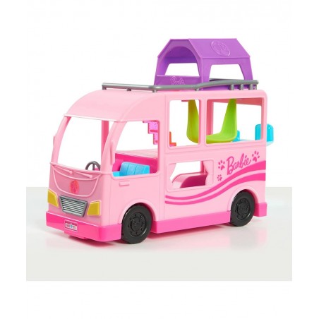 Barbie Pet Camper 11-Pieces Toy Figures and Playset Kids Toys for Ages 3 Up Pink $23.96 Doll Playsets