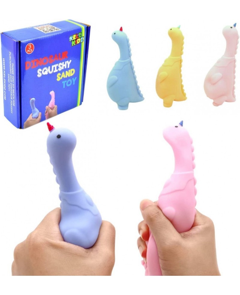 Dinosaur Stretchy Sensory Sand Toy Figures for Kids- Stress and Anxiety Relief (3 Pack) $33.90 Miniature Novelty Toys
