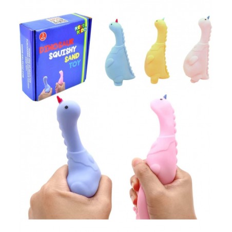 Dinosaur Stretchy Sensory Sand Toy Figures for Kids- Stress and Anxiety Relief (3 Pack) $33.90 Miniature Novelty Toys
