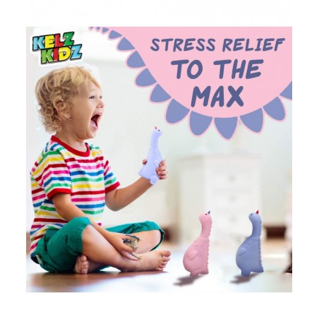 Dinosaur Stretchy Sensory Sand Toy Figures for Kids- Stress and Anxiety Relief (3 Pack) $33.90 Miniature Novelty Toys