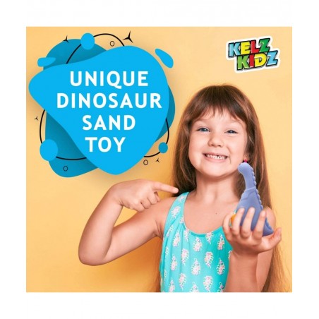 Dinosaur Stretchy Sensory Sand Toy Figures for Kids- Stress and Anxiety Relief (3 Pack) $33.90 Miniature Novelty Toys