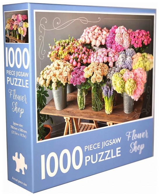 Flower Shop Jigsaw Puzzles 1000 Pieces for Adults Teens and Kids $28.60 Jigsaw Puzzles