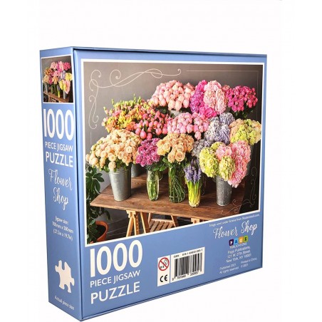 Flower Shop Jigsaw Puzzles 1000 Pieces for Adults Teens and Kids $28.60 Jigsaw Puzzles