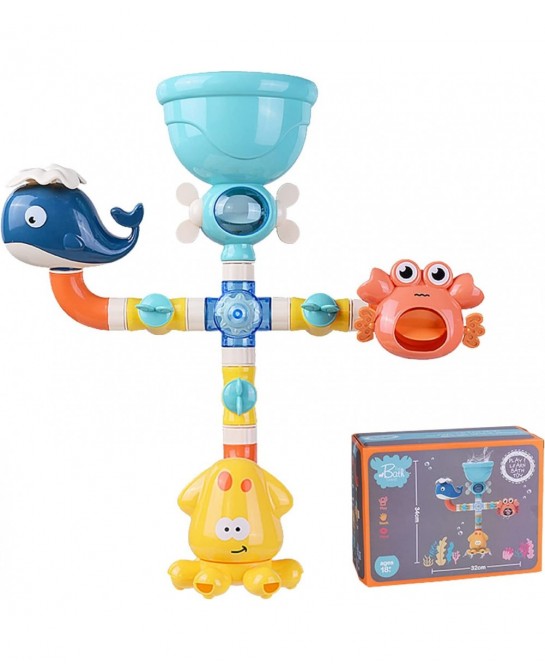 Baby Bath Tub Toys Shower Suction Cup Water Toddler Toys Set Pool Toys Whale Crab Octopus Toys Bathroom Gifts for Kids $32.85...