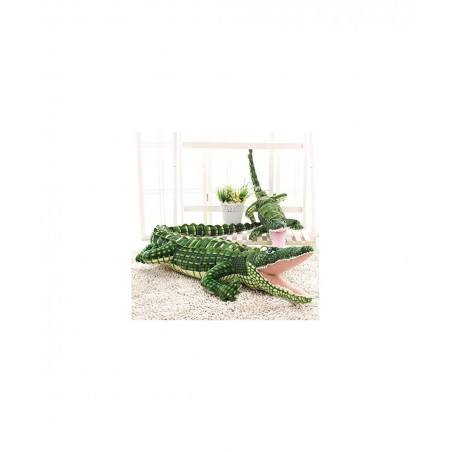 Realistic Stuffed Crocodile Body Curled Dolls Plush Alligator Toys Over 40 Inches $62.69 Stuffed Animals & Teddy Bears