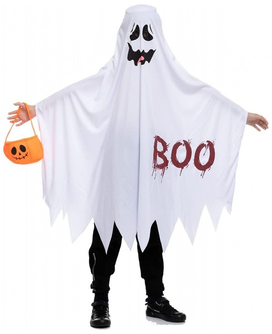 2 Pack Kids Unisex Mask Ghost Costume for Fancy Dress Cosplay and Spooky Creatures Party $24.76 Kids' Costumes