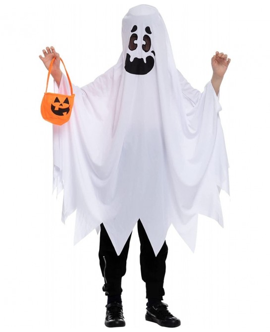 2 Pack Kids Unisex Mask Ghost Costume for Fancy Dress Cosplay and Spooky Creatures Party $24.76 Kids' Costumes
