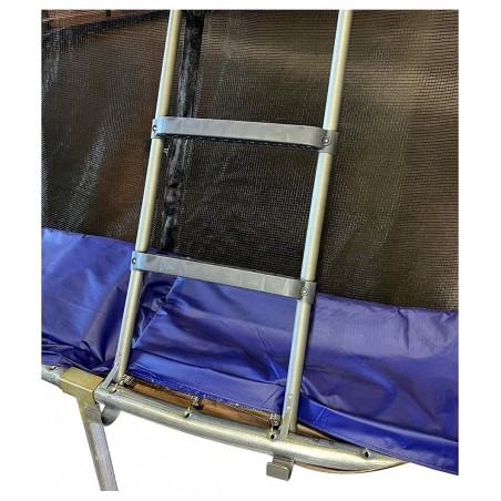 3-Step Trampoline Ladder with Tool-Free Assembly Wide Steps for Kids Safety-Latch Design Secures to Trampoline Frame TPro War...