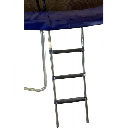 3-Step Trampoline Ladder with Tool-Free Assembly Wide Steps for Kids Safety-Latch Design Secures to Trampoline Frame TPro War...
