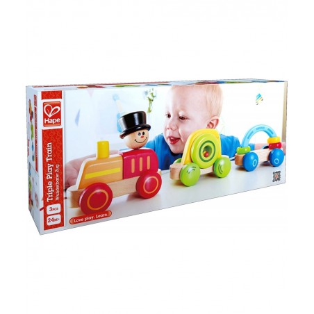 Wooden Railway Triple Play Wooden Train Set $59.80 Early Development & Activity Toys