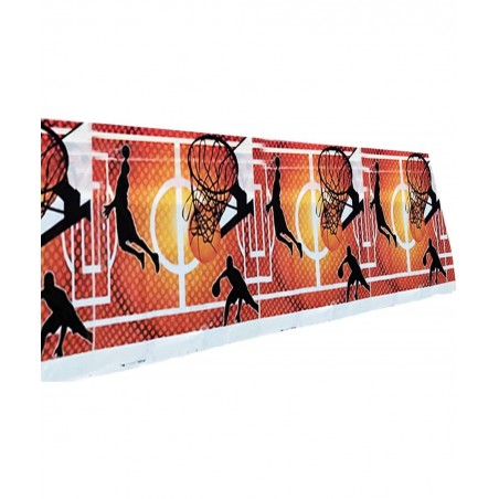 2 Pcs Basketball Tablecloth Jungle Animal Wild One Birthday Party Supplies Decorations for Baby Boy Girl- Wild One Party Tabl...