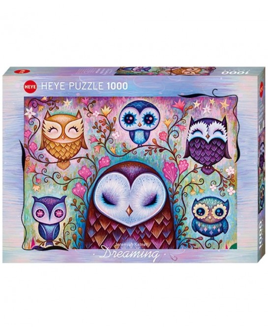 29768 Great Big Owl Puzzle (1000-Piece) Silver $46.62 Jigsaw Puzzles