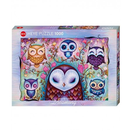 29768 Great Big Owl Puzzle (1000-Piece) Silver $46.62 Jigsaw Puzzles