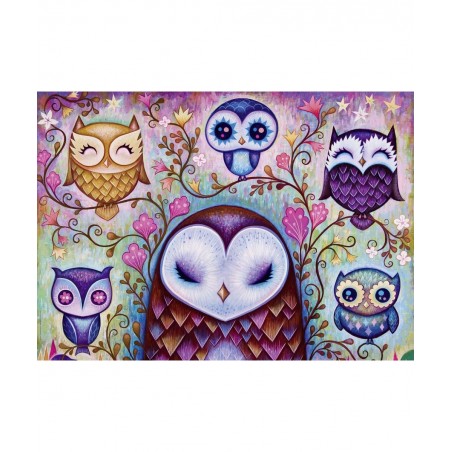 29768 Great Big Owl Puzzle (1000-Piece) Silver $46.62 Jigsaw Puzzles
