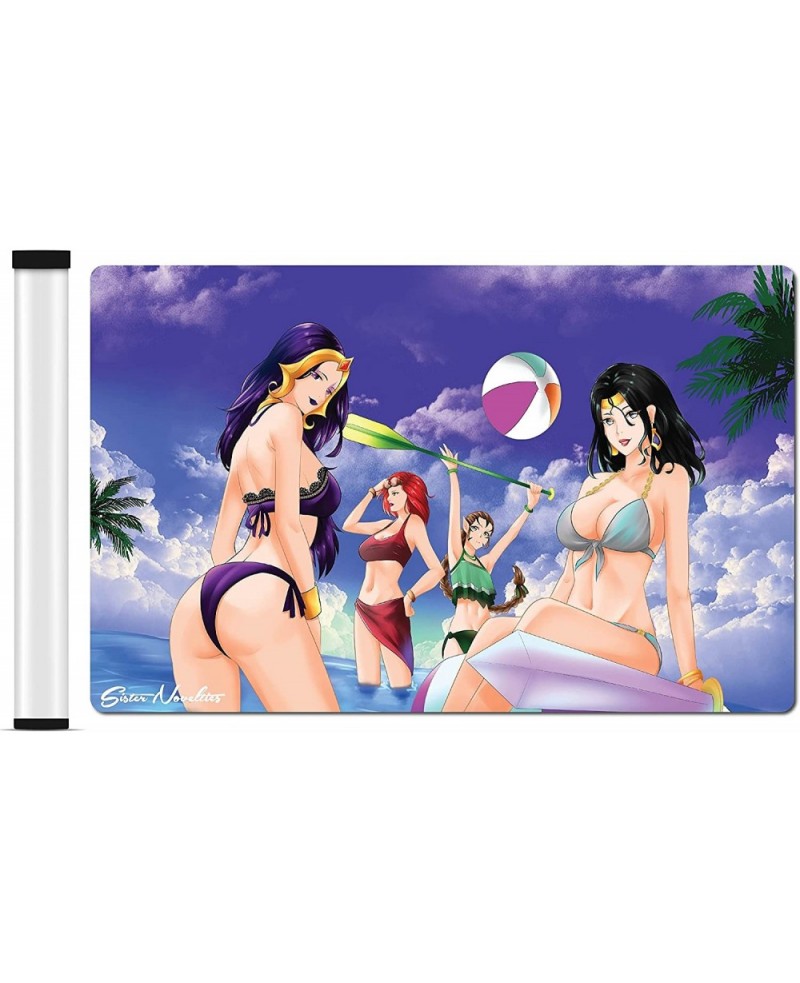 MTG Playmat (Anime Playmat with Playmat Tube Storage) TCG Playmat Thick Rubber Neoprene MTG Mat with Cover Lock Stitching MTG...