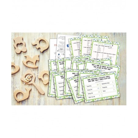 Baby Shower Friendly Feud Quiz Family Feud Quiz Baby Shower Game Night Baby Shower Group Game Mother to Be Party Game Green V...