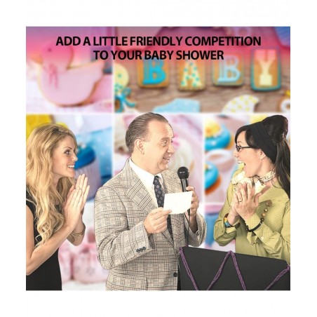 Baby Shower Friendly Feud Quiz Family Feud Quiz Baby Shower Game Night Baby Shower Group Game Mother to Be Party Game Green V...