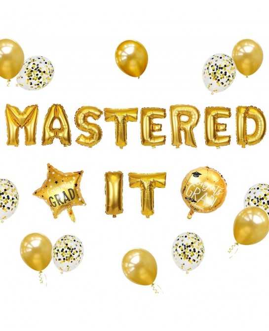 Mastered It Balloon Banner Mastered 2022 Banner Graduation Banner 2022 Graduation Party Supplies 2022 College Grad Congratula...