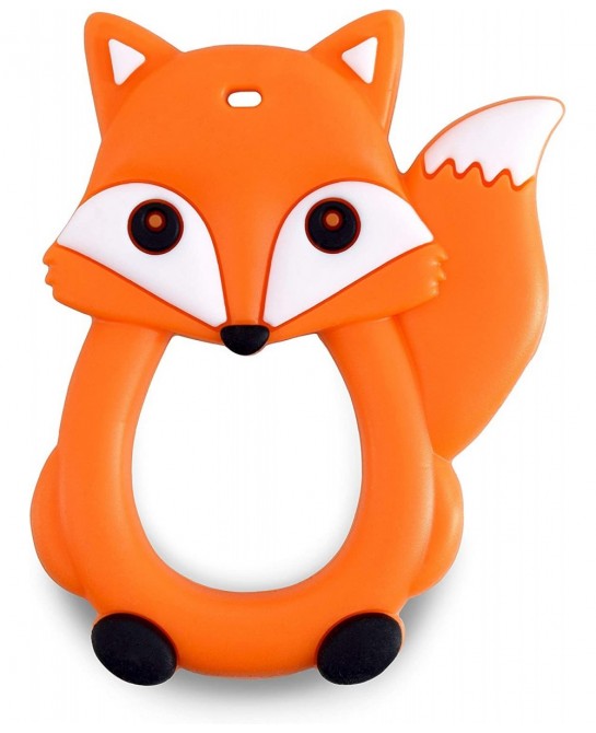 Friendly Fox Teether Toy Multi-Textured Soft & Soothing Easy to Hold (BPA Free Freezer & Dishwasher Safe) $13.45 Baby Teether...