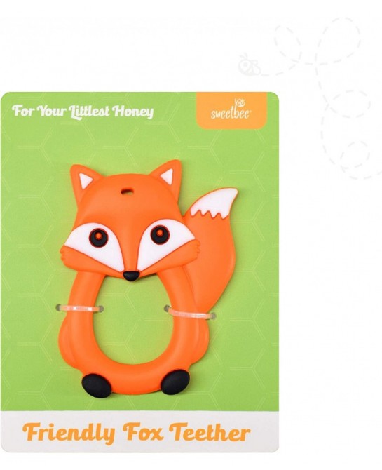 Friendly Fox Teether Toy Multi-Textured Soft & Soothing Easy to Hold (BPA Free Freezer & Dishwasher Safe) $13.45 Baby Teether...