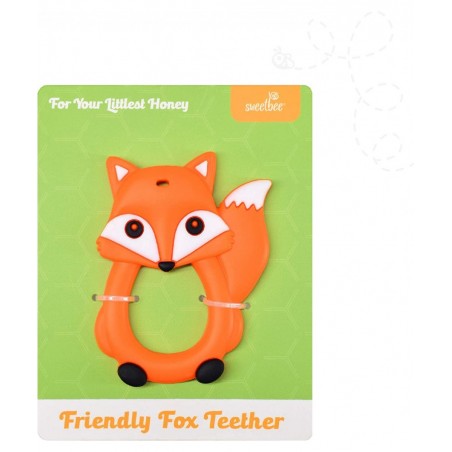 Friendly Fox Teether Toy Multi-Textured Soft & Soothing Easy to Hold (BPA Free Freezer & Dishwasher Safe) $13.45 Baby Teether...