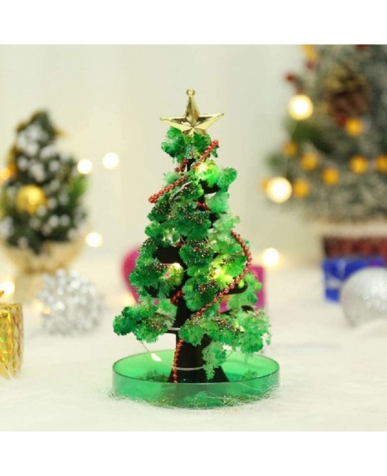 Magic Growing Xmas Tree Kids DIY Felt Magic Growing Xmas Ornaments/Wall Hanging Gifts for Kids Funny Educational and Party To...