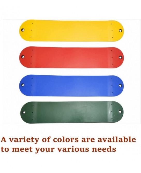 Heavy Duty Swing Seat 66 Inches Chain Plastic Coated Swing Set Accessories Replacement Outdoor Playground Tree Swing Seat (B-...