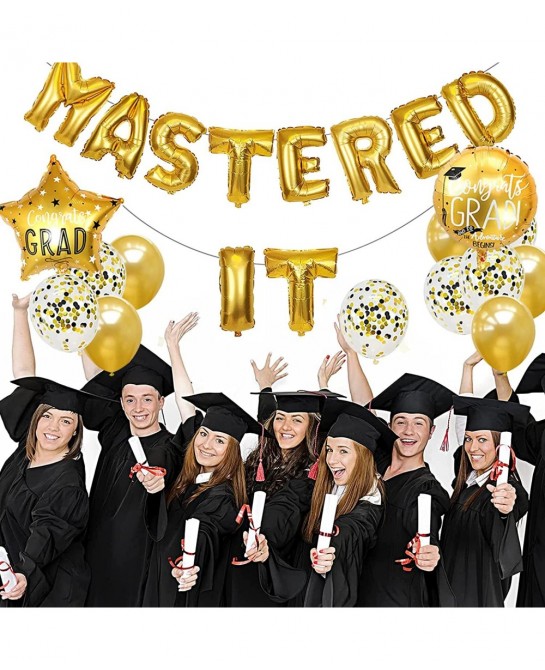 Mastered It Balloon Banner Mastered 2022 Banner Graduation Banner 2022 Graduation Party Supplies 2022 College Grad Congratula...