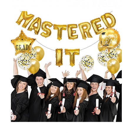 Mastered It Balloon Banner Mastered 2022 Banner Graduation Banner 2022 Graduation Party Supplies 2022 College Grad Congratula...
